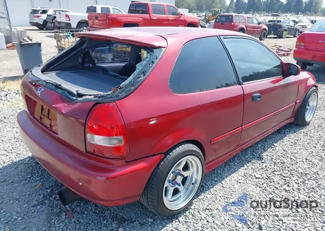 1998 Honda Civic Dx из США, поврежденный, VIN 2HGEJ6349WH112113